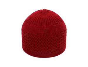 Jersey de invierno de punto para hombre Wave Jacquard Neutral Dome Warm Hat - Product Image 5