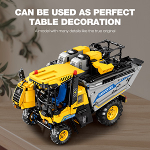 22026 Grape Harvester Simulation Building <b>Blocks</b> Toy Educational Assembly Cross-border Building <b>Blocks</b> Toy Desktop Ornament - Product Image 5
