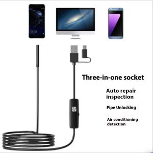 <span class=keywords><strong>Endoscope</strong></span> industriel de téléphone portable Android direct d'usine de 7mm 7mm1M-10M capteur d'imagerie CMOS trois-en-un étanche - Product Image 1