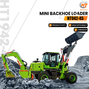 HANTORQ 942-45 Mini-graafmachine, wiellader, 4x4 <span class=keywords><strong>Chinese</strong></span> mini-shovel met prijs - Product Image 1