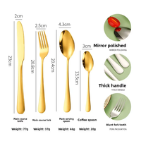 Ensemble de 24 couverts en acier inoxydable, résistant au lave-vaisselle, design moderne et minimaliste, finition polie miroir, support en ABS en forme de coquille, style occidental
