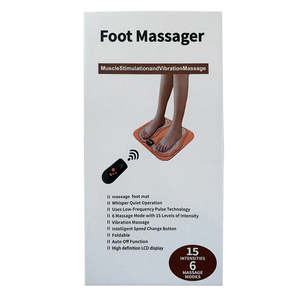 Almohadilla Masajeadora de Pies y Piernas EMS de Alta Calidad con Control Manual por Cable, Opción de Venta al por Mayor ODM/OEM, Práctica Alfombrilla para Pies - Product Image 6