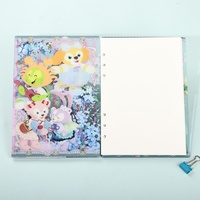 [Shake Shake Book] Starman 2.0 Cuaderno de Hojas Sueltas Creativo de Estilo Japonés en Acrílico, Cuaderno de Dibujos Animados para Estudiantes, Diario