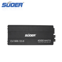 Amplificateur de puissance mono canal de classe D 4500W pour voiture CL1500.1D-H avec crossovers