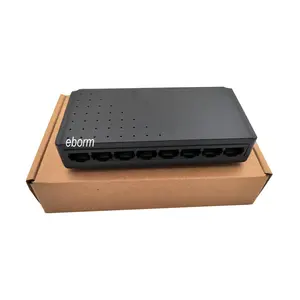 8-Port 10/100Mbps Ethernet Network Switch HUB Desktop Fast lan Switcher Adapter