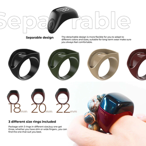 Iqibla zikr Ring <span class=keywords><strong>jood</strong></span> Lite J01T Smart tasbih Digital zikir muslim Counter Ring 2026ใหม่ - Product Image 3
