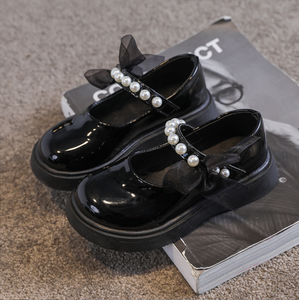 Chaussures Mary Jane en cuir pour petite fille, avec dentelle, style princesse, pour étudiantes, chaussures habillées pour enfants - Product Image 5