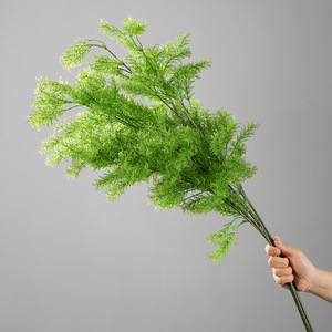 Plantas Artificiales de Caña Verde Greenway, Material de PVC, Arreglos Florales Decorativos para Días Festivos y Festivales - Product Image 1