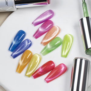 HONEY GIRL OEM Etiqueta Privada UV Gel Nail Art Make Your Logo 15ml magnético Cateye Polish Super <span class=keywords><strong>Galaxy</strong></span> 9D CAT Eye Gel Polish - Product Image 5