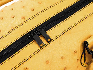 Bolsa de Mano Casual de Cuero de Avestruz de Lujo, Bolsa de Hombro de Viaje de Gran Capacidad, Elegante Bolsa de Lona Unisex para Actividades al Aire Libre - Product Image 5