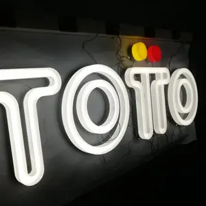 Hot Sale Led Acrylic Luminous Letter Sign Face And Partial Side Lit Signage For Retail