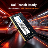 Module de RAM DDR4 SODIMM de qualité industrielle 2666/3200 MHz 1,2 V, 260 broches 8-32 Go pour mise à niveau de mémoire des IPC embarqués sans ventilateur