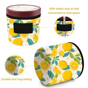 Funda de Neopreno Aislante, Impermeable y Duradera <span class=keywords><strong>para</strong></span> Helados, con Soporte <span class=keywords><strong>para</strong></span> Cuchara y Cubierta Protectora - Product Image 2