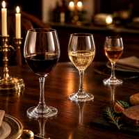 Verre à vin rouge classique, grand gobelet sur pied pour la maison, le dîner, le salon, la restauration, la distribution en gros, plusieurs tailles