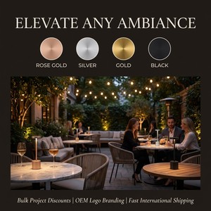 Restaurant Hotel bar Bedroom Home Decor LED Wireless Reading Charging Lamp <strong>Touch</strong> Sensor Desktop Night <strong>Light</strong> - Product Image 5