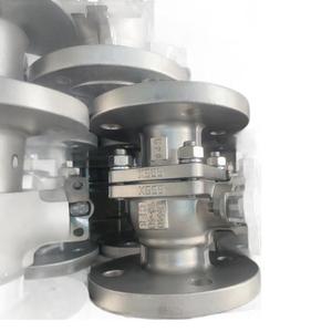 Válvula de Bola Americana Estándar de Acero Inoxidable con Sello Suave y Brida Alta Q41F-64P 304 316L DN50-DN100, Estructura de Dos Piezas - Product Image 5