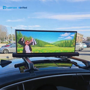 HD P2.5 автомобильный верхний экран рекламы такси светодиодный дисплей двухсторонний такси верхний светодиодный дисплей для рекламы с GPS Wi-Fi - Product Image 1