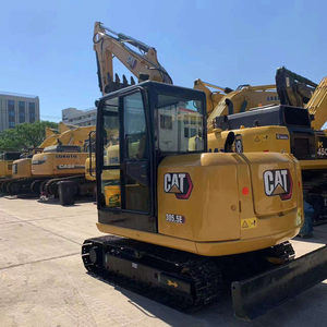 Excavatrice Caterpillar CAT305.5E d'occasion en excellent état, 5 tonnes, machine de construction avec moteur, boîte de vitesses, PLC - Product Image 3