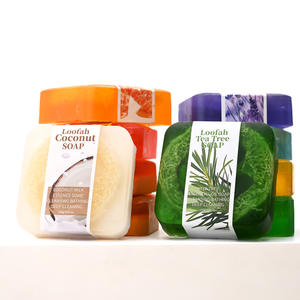 Aceite esencial de árbol de té <span class=keywords><strong>australiano</strong></span> transfronterizo, barra sólida de jabón, lufa, baño de limpieza hecho a mano, Limpieza Profunda, hidratante grande - Product Image 3