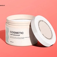 Emballage de crème cosmétique, bocaux en plastique écologique, pour crème de visage, récipient cosmétique, vente en gros, 7 pièces