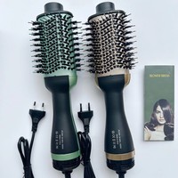 Brosse sèche-cheveux 3D Avocado Power 2000W à ions négatifs pour lisser et boucler