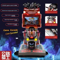 Machine de jeu vidéo d'arcade pour enfants à monnayeur, simulateur de conduite de moto, prix d'usine
