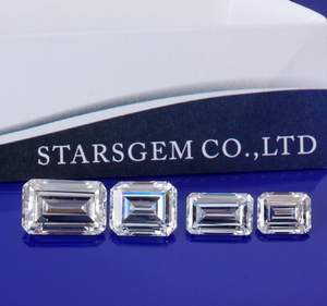 Moissanitas con Corte Esmeralda Starsgem, Venta Directa de Fábrica al por Mayor, Moissanita con Color DEF y Claridad VVS, Moissanita con Corte Esmeralda en Venta - Product Image 4