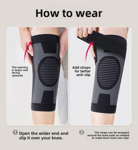 ウェルデイ膝サポーター、一年中使えるスポーツ用膝サポーター、膝の健康を守り、暖かさを提供します。 - Product Image 5