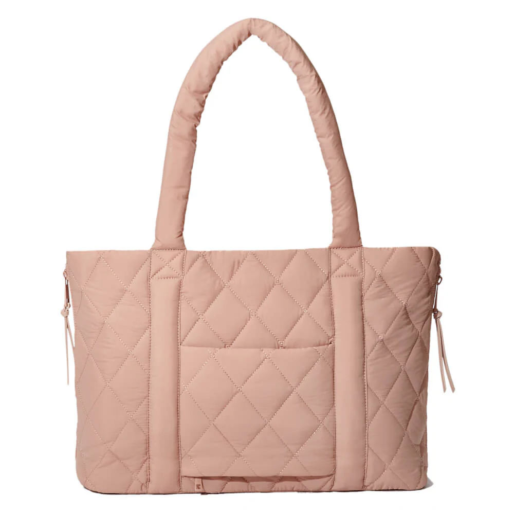 Custom Women Quilted Puffy Handbag Large Puffer Shopping Tote Bag