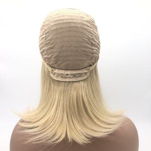 LONGFOR Perruque Lace <span class=keywords><strong>Blonde</strong></span> 100% Cheveux Humains Vierges <span class=keywords><strong>de</strong></span> Qualité Supérieure pour Femmes, Sans Colle, Qualité <span class=keywords><strong>Salon</strong></span> <span class=keywords><strong>de</strong></span> Beauté <span class=keywords><strong>de</strong></span> Luxe, Fournisseur <span class=keywords><strong>de</strong></span> Choix - Product Image 4
