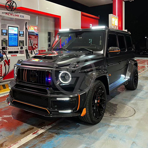 Paragolpes Nuevo Estilo R W463A G63 de Fibra de Carbono Seca con Acabado Brillante y Tejido Twill, Envasado al Vacío, para Benz G-Wagon W464 G63 G500 G550 - Product Image 1
