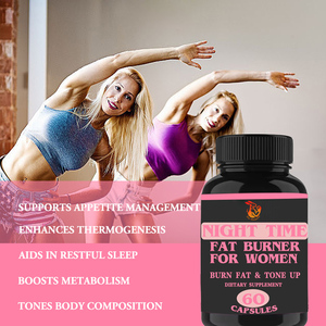High Quality Appetite Suppressant Promote Energy Function Night Time Fat Burner Capsule for Women Vitamin D White Kidney Bean - Product Image 3