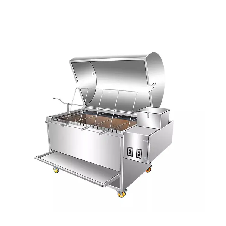 Hete Verkoop Roestvrijstalen Geroosterde Vleesoven Hete Verkoop Lamsbraadmachine Vleesbranderapparatuur
