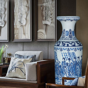 Grands vases décoratifs en céramique <span class=keywords><strong>de</strong></span> 2 mètres <span class=keywords><strong>de</strong></span> <span class=keywords><strong>haut</strong></span> peints à la main en porcelaine chinoise - Product Image 6