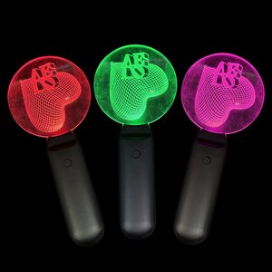 पार्टी वायरलेस रिमोट नियंत्रित नेतृत्व वाली चमक लाठियों की चमक फाइबर की छड़ी के कारण लाइट अप वॉंड फाइबर ऑप्टिक वेंड्स - Product Image 5