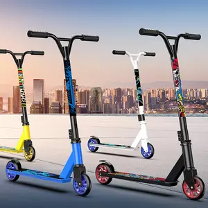 Atacado melhor venda 2021 de alumínio dublê scooter, ao ar livre pro dublê scooter chick scooter com roda pp para adulto