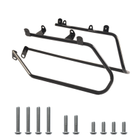 Support de fixation personnalisé en acier au carbone pour sacoches de moto, compatible Softail 2018 et plus (Low Rider/S)