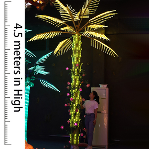 Cocotier extérieur décoration de vacances de Noël blanc chaud ananas palmier thème éclairage décoratif avec indice IP65 - Product Image 4