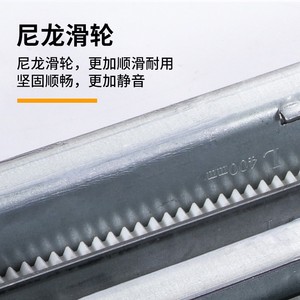 Rails coulissants robustes en acier laminé à froid de 2,5 mm d'épaisseur, 16, 18, 20, 22 pouces, pour glissières de tiroirs de placard vertical - Product Image 5