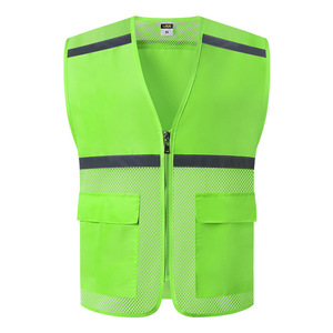 Likai Reflective Safety Vest XL Breathable Mesh Custom Logo Work Uniform For Sanitation Volunteers - Product Image 5