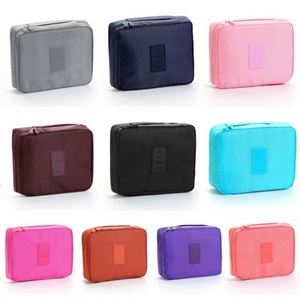 Sac de toilette de voyage portable grande capacité, étanche, avec fermeture éclair, pour ranger les cosmétiques - Product Image 5