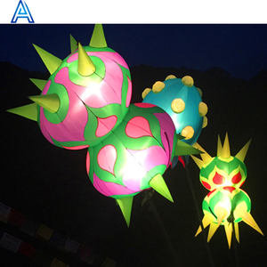 Fiore gonfiabile quadrato della decorazione della via per lo spazio esterno alieno gonfiabile UFO strange flower - Product Image 3