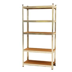 Scaffalatura in Acciaio Zincato a 5 Ripiani Sistema di <span class=keywords><strong>Scaffali</strong></span> Antiruggine per Supermercato e Casa - Product Image 6