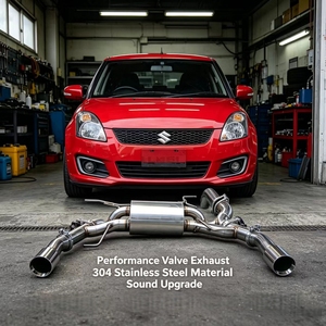 Système d'échappement Catback Valvetronic SS304 pour <span class=keywords><strong>Suzuki</strong></span> <span class=keywords><strong>Swift</strong></span> ZC32S 1.6 2011-2017 – Amélioration Sonore Haute <span class=keywords><strong>Performance</strong></span> pour la Course - Product Image 1