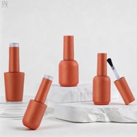 Nouvelle Arrivée 2026 Échantillon Gratuit Logo Personnalisé OEM Bouteille en Verre Vide Ronde Anti-Fuite 12ml pour Gel UV avec Bouchons et Pinceaux pour Vernis à Ongles