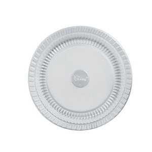 Assiettes en plastique jetables ovales transparentes épaisses pour les fêtes, la restauration à domicile - Product Image 1