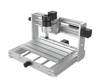 Machine de gravure CNC 3018 Max Mini de bureau 3 axes pour le bois et le cuir, haute précision, refroidissement par air, kit DIY pour débutants et l'éducation