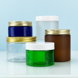 Tarro de Plástico PET de Grado Alimenticio a Precio de Fábrica para Dulces, Color Personalizado, Serigrafía, 50g 100g 120g 200g, Tarro Esmerilado Transparente para Crema Cosmética - Product Image 1