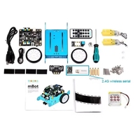El más nuevo Makeblock Mbot V1.1 juguetes programables para niños Regalo de Cumpleaños educativo Scratch 2,0 Ardu DIY Smart Robot Car Kit