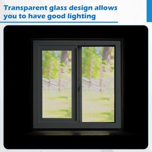 Petite fenêtre de sous-sol en aluminium, fenêtre coulissante de sous-sol amovible, dotée d'un double vitrage isolé avec isolation thermique - Product Image 2